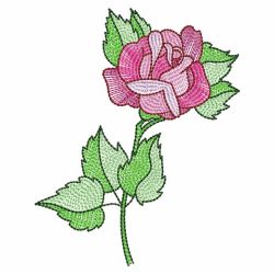 Vintage Colorful Roses 10(Md) machine embroidery designs