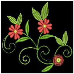 Colorful Flowers 2 09(Sm) machine embroidery designs