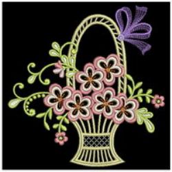 Floral Baskets 2(Sm) machine embroidery designs