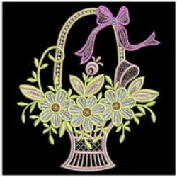Floral Baskets 2 02(Md) machine embroidery designs