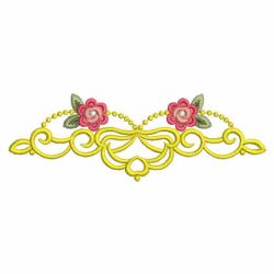 Decorative Rose Border 03(Md) machine embroidery designs