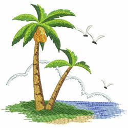 Summer Beach 02(Sm) machine embroidery designs