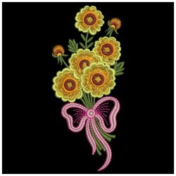Assorted Floral Bouquet 03(Sm) machine embroidery designs