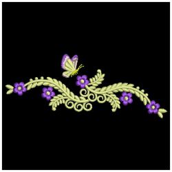 Heirloom Dancing Butterflies 03(Md) machine embroidery designs