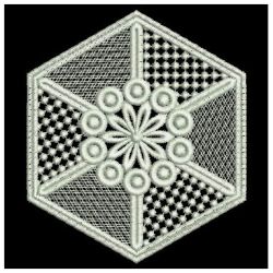 FSL Hexagon Doilies machine embroidery designs