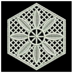 FSL Hexagon Doilies 05 machine embroidery designs