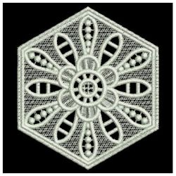 FSL Hexagon Doilies 07 machine embroidery designs