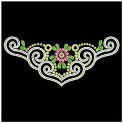 Flower Decor Border(Lg) machine embroidery designs