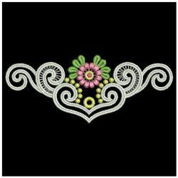 Flower Decor Border 03(Lg) machine embroidery designs