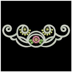 Flower Decor Border 08(Lg) machine embroidery designs