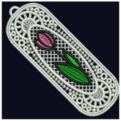 FSL Floral Bookmarks 06 machine embroidery designs