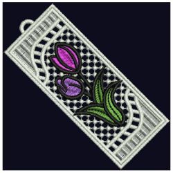 FSL Floral Bookmarks 08 machine embroidery designs