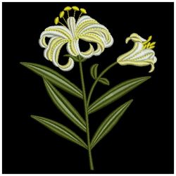 Elegant Lily(Lg) machine embroidery designs