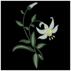 Elegant Lily 05(Md) machine embroidery designs