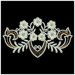 Heirloom Flower Deco 05(Sm) machine embroidery designs