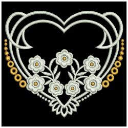 Heirloom Flower Deco 09(Lg) machine embroidery designs