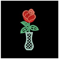 FSL Flower Vase 10 machine embroidery designs