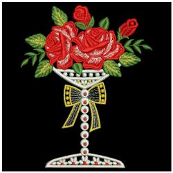 Sweet Roses 08(Md) machine embroidery designs