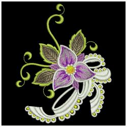 Elegant Floral 7 09(Md) machine embroidery designs