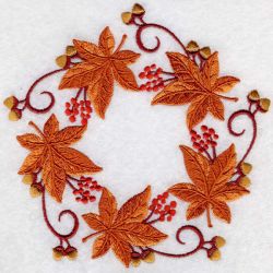 Autumn Leaves Decor 05(Sm) machine embroidery designs