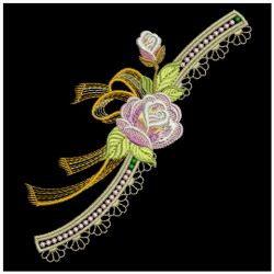 Brilliant Rose 01(Lg) machine embroidery designs