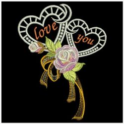 Brilliant Rose 04(Lg) machine embroidery designs