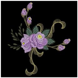 Brilliant Rose 09(Md) machine embroidery designs