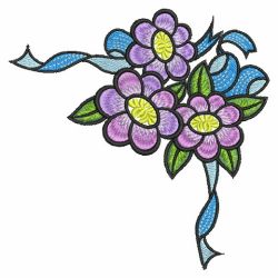 Heirloom Floral Combination 2 10(Sm) machine embroidery designs