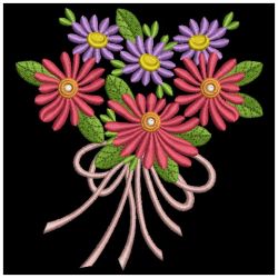 Colorful Daisy 07(Lg) machine embroidery designs