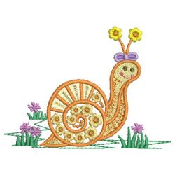 Cute Snails 01 machine embroidery designs