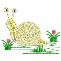 Cute Snails 02 machine embroidery designs