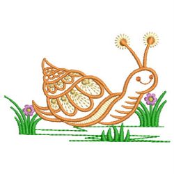 Cute Snails 03 machine embroidery designs