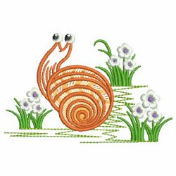 Cute Snails 06 machine embroidery designs