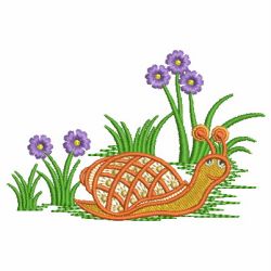 Cute Snails 09 machine embroidery designs