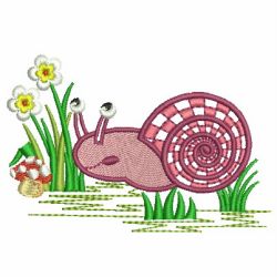 Cute Snails 10 machine embroidery designs