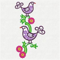 Fancy Birds 02(Md) machine embroidery designs