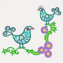 Fancy Birds 03(Lg) machine embroidery designs