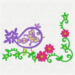 Fancy Birds 09(Md) machine embroidery designs