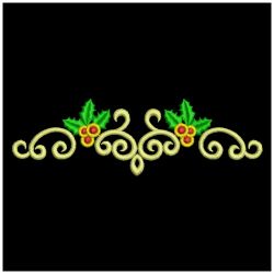 Heirloom Christmas Holly 2 05(Sm) machine embroidery designs