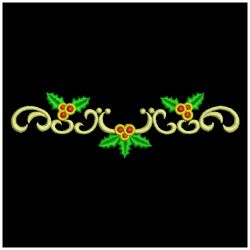 Heirloom Christmas Holly 2 06(Sm) machine embroidery designs