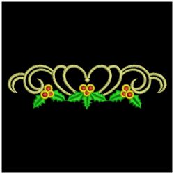 Heirloom Christmas Holly 2 09(Sm) machine embroidery designs