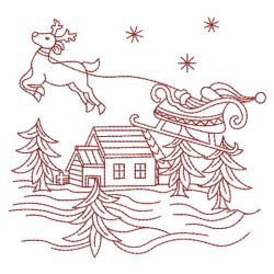 Redwork Christmas 09(Lg) machine embroidery designs