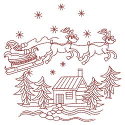 Redwork Christmas 10(Sm) machine embroidery designs