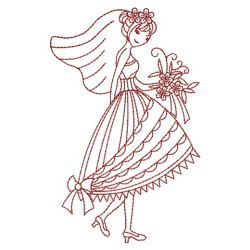 Redwork Brides(Md) machine embroidery designs