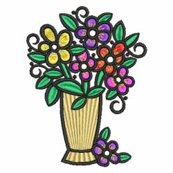 Crystal Flower Deco 07 machine embroidery designs