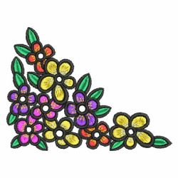 Crystal Flower Deco 10 machine embroidery designs