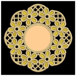 FSL Aplique Flower Doilies 04 machine embroidery designs