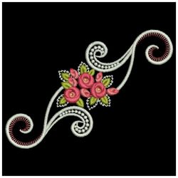 Heirloom Rose Deco 09(Md) machine embroidery designs