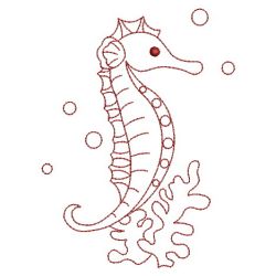 Redwork Sea Horse 03(Lg)