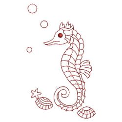 Redwork Sea Horse 04(Lg)